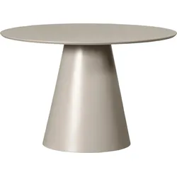 Esstisch WOOOD "Jorre", beige, B:120cm H:76cm T:120cm, Tische, genügend Platz für 4-5 Personen, H 76 cm x Ø 120 cm