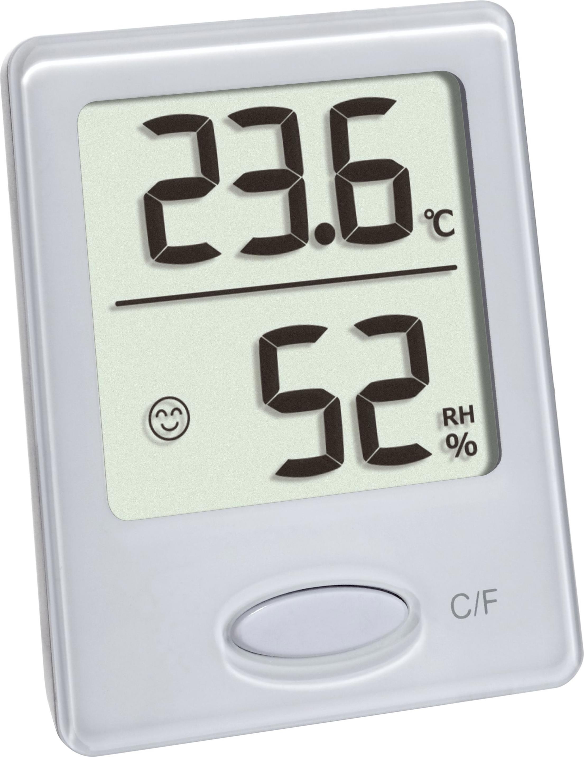 TFA Digital, Thermometer + Hygrometer, Weiss