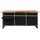 Ondis24 Werkbank Edelstahl 160 x 85 x 60 cm schwarz