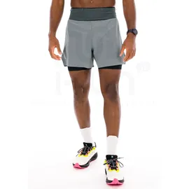 Salomon Sense Aero 2in1 Herren Laufshort-Hell-Grau-M