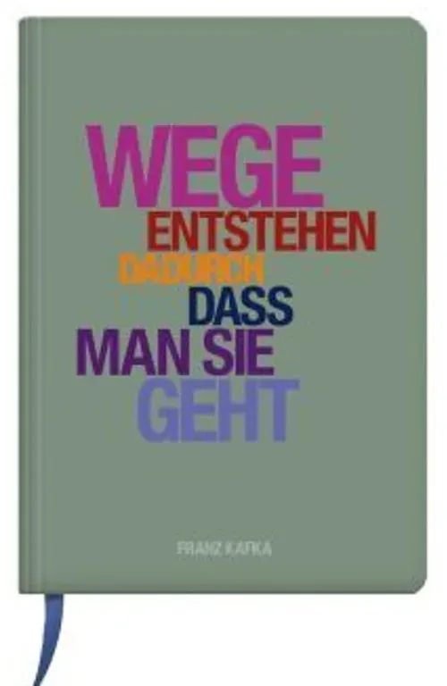 Notizbuch A5 Hardcover Wege,