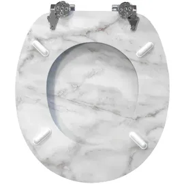 Sanilo WC-Sitz Marmor Weiß