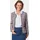 GOLDNER Eleganter Wollblazer mit Rundhals in weiß marine, rot), | Gr.: 38