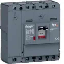 Hager HCS161AC Lasttrennschalter h3+ P160 4 polig 160A CTC.Der Lasttrennschalter nach DIN EN 60947-3 trennt in elektrischen Anlagen die Einspeise-