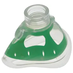 VBM Bi-Maske mit Silikonlippe verschiedene Größen - Größe 2 Kinder grün