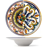 H&H Pastateller Positano 27 cm mehrfarbig 6er Set