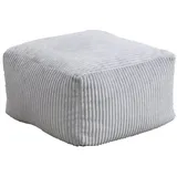 Home Deluxe Sitzsack Hocker COZY - Hellgrau