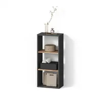 livinity® Bücherregal 40 x 90,5 cm Grau