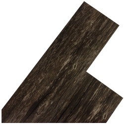STILISTA Vinyllaminat Vinyllaminat Bodenbelag Holzoptik PVC Planken, Dielen, 5,07m2 oder 20m2, rutschfest, wasserfest, 15 Dekore braun
