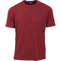 MAUL Sport Grinberg Fresh - 1/2 T-shirt+print chilli red (93) 58