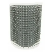 Trixie Eck-Massagebürste Katzenbürste 8 x 13 cm grau/schwarz