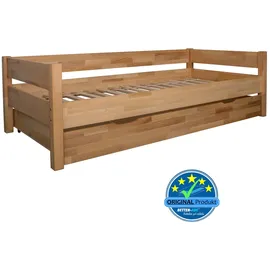 Betten-ABC Bett Bubema Duo 90 x 200 cm Buche massiv natur