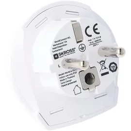 SKROSS Reiseadapter Weiß 2 St.