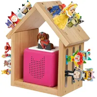 Für Tonie Regal, Kompatibel Mit Toniesbox 1 Und Toniesbox 2 Hausform Tonie Aufbe