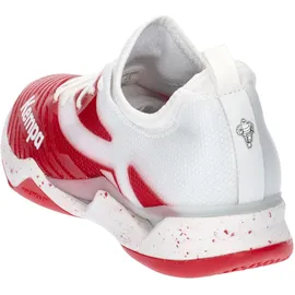 Kempa Hallen-Sport-Schuhe weiß rot