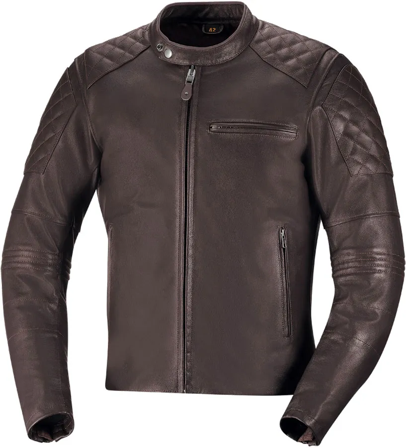 IXS Eliott, veste en cuir - Marron - 50