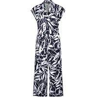 Betty Barclay Damen Jumpsuit mit Eingrifftaschen 38, Dunkelblau/Weiß - 38W