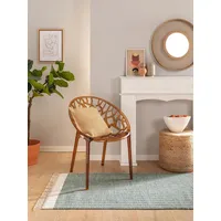 benuta pure Wollteppich Läufer für Flur Kim Mint 70x200 cm - Naturfaserteppich aus Wolle
