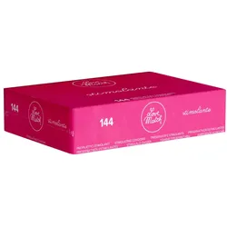 «Stimolante» Kondome – 144 Stück, Rippen, Noppen, 54 mm (144 Kondome) 144 St