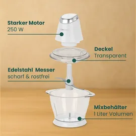 Clatronic MZ 3579 Multizerkleinerer weiß