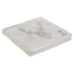 ootb Papier-Servietten, Hirschkopf (12 Stück)