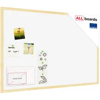 ALLboards Pinnwand 90 x 60 cm Weiß
