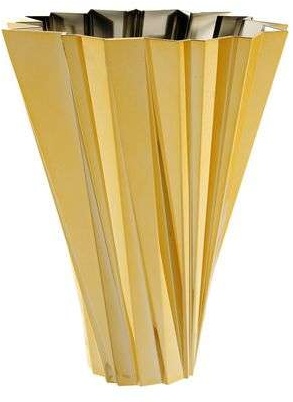 Kartell Shanghai Vase gold metallic