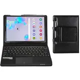 MQ für Galaxy Tab S6 10.5 - Bluetooth Tastatur Tasche mit Touchpad für Samsung Galaxy Tab S6 10.5 | Tastatur Hülle für Galaxy Tab S6 LTE SM-T865 WiFi T860 | Tastatur Deutsch QWERTZ