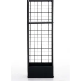 CLP Kaminholzständer Forrest Metall 40 x 40 x 120 cm schwarz