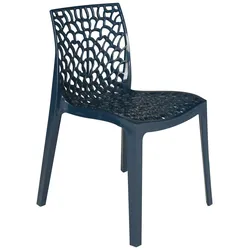 METRO PROFESSIONAL Outdoor Stapelstuhl Maurage, Kunststoff, petrolblau