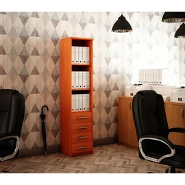 matkam Hochregal Holzwerkstoff 40x182x35 cm Erle