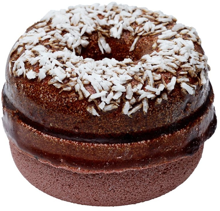Donut Badebombe - Schokolade & Kokosnuss (pro Stück)