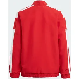 adidas Kinder Jacke Squadra 21 Präsentationsjacke weiß|rot 134-140 cm