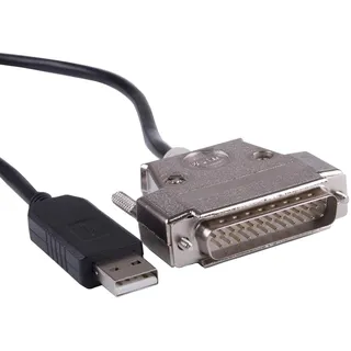 Suamdoen USB auf DB25 Stecker Serieller Konverter Apdater Null Modem Crossover Druckerkabel FT231XS Treiberprogrammierung für Epson TM-T88V Drucker