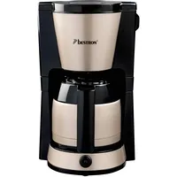 Bestron Filter-Kaffeemaschine für 8 Tassen Kaffee, Kaffeemaschine mit 1