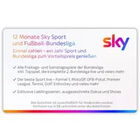 SKY Sport & Fußball-Bundesliga – 12 Monate Prepaid Abo