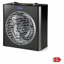 Black & Decker Heizlüfter 2000 W Mattschwarz/Grau