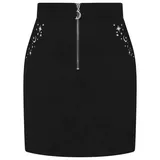 Hell Bunny Interstellar Mini Skirt Frauen Kurzer Rock schwarz S - S