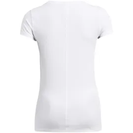 Under Armour HeatGear Armour kurzarm Trainingsshirt Damen 102 white/black S