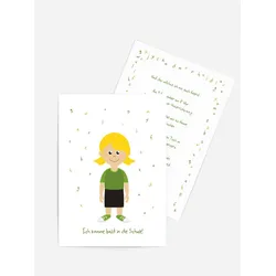 Karten zur Einschulung selbst gestalten mit Spruch und Fotos im Onlinedesigner bei Meine-Kartenmanufaktur.de