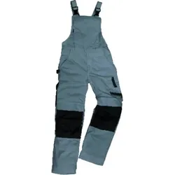 Arbeitslatzhose Champ, grau/schwarz, Größe 58 - grau/schwarz - 58