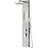 Badplaats Duschpaneel Monterra 140 x 20 cm – Aluminium-duschset