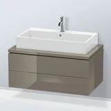 Duravit L-Cube 92x54,7cm, f Gr hgl, f Kons, 2 Schub.