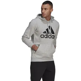 adidas Essentials Big Logo Hoodie Medium Grey Heather / Black M