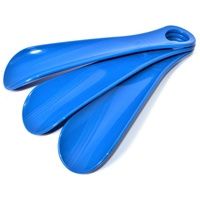 Schuhlöffel 3x Blau - Schuhlöffel Schuhanzieher aus Kunststoff blau