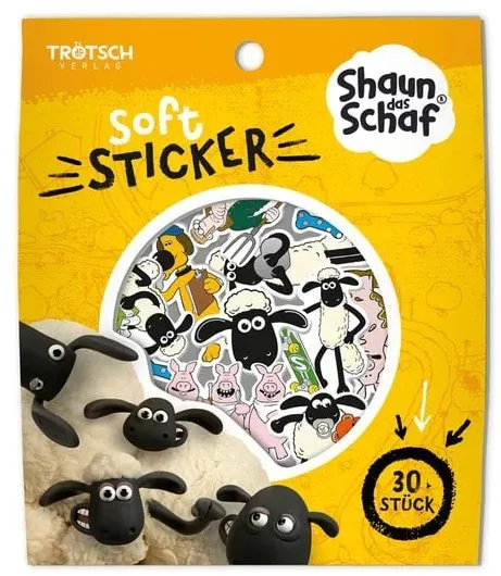 Preisvergleich Produktbild Trötsch Shaun das Schaf Soft-Sticker