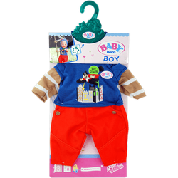 Kleidung Jungs Outfit - Baby Born (grüner Bügel)