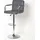 Homescapes Barstuhl 44 x 113 x 44 cm Grau