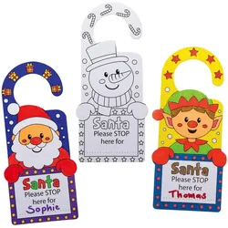 Türanhänger "Weihnachten" zum Ausmalen  (Pro Set 10) Bastelaktivitäten zu Weihnachten