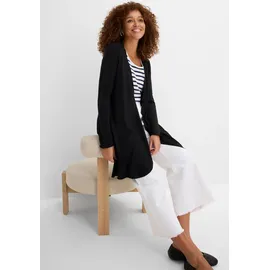 bonprix Shirtjacke Schwarz XXL